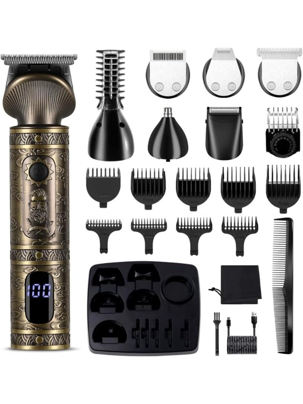 New Beard Trimmer Kit Professional Hair Clipper